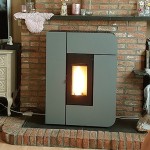 Pelletkachels: pelletkachel MCZ Alea zilver 7kW