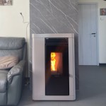 Pelletkachels: pelletkachel Extraflame Annabella evo tortora 9kW