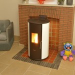 Pelletkachels: pelletkachel Cadel Rondo 6kW, A+