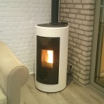 Pelletkachels: pelletkachel CADEL Shell³ 8.5kW, A+, in veranda