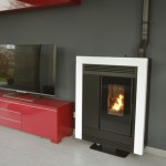 Pelletkachels: pelletkachel Extraflame Souvenir steel, wit, 10 kW