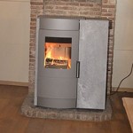 Pelletkachels: combinatiekachel pellets - hout RIKA Induo 10kW, A+