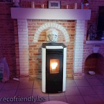 Pelletkachels: Pelletkachel Extraflame Ketty wit 6.5kW