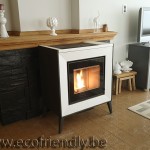 Pelletkachels: pelletkachel Piazzetta LINE wit 9.2kW