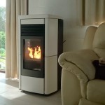 Pelletkachels: pelletkachel MCZ Star 2.0 C.A. wit, 10 kW