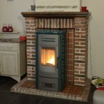 Pelletkachels: pelletkachel Piazzetta P958 blue verdemare, 8,6 kW