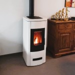 Pelletkachels: pelletkachel Piazzetta P120 8.6kW wit 