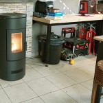 Pelletkachels: pelletkachel Piazzetta P120T zwart 8,6kW