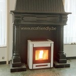 Pelletkachels: pelletkachel Piazzetta P944 9.2kW wit