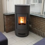 Pelletkachels: pelletkachel Piazzetta P958T terra cotta 8.6kW, A+