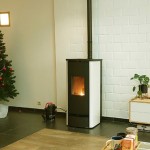 Pelletkachels: pelletkachel Piazzetta P920M steel wit 8,6kW