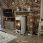 Pelletkachels: pelletkachel met keramiek bianco meringa: Piazzetta P958C, 8.6 kW