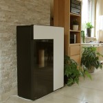 Pelletkachels: pelletkachel RIKA Domo wit decor 10 kW, A++