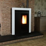 Pelletkachels: pelletkachel Extraflame Souvenir Steel, wit, 10kW, A+ 